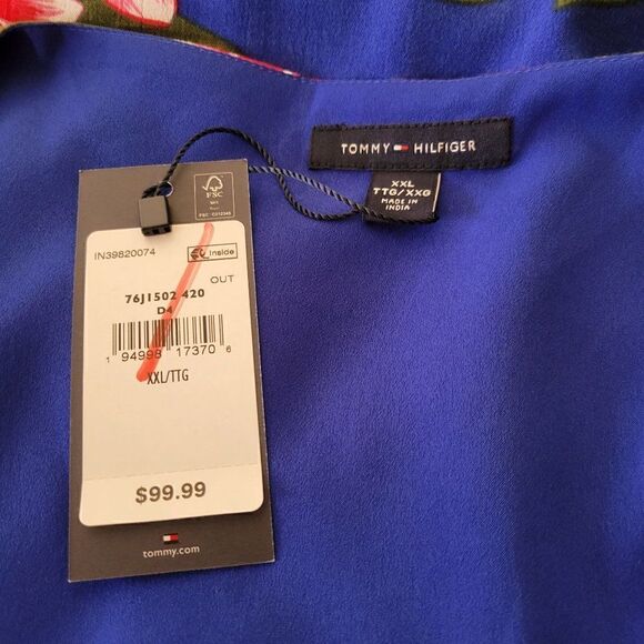 Tommy Hilfiger Women's Plus Size Hallie Wrap Dress (Size XXL) - Picture 7 of 10